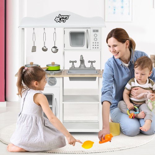 Kids play kitchen - kitchen,, wooden