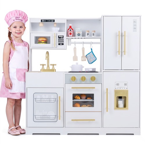 Wooden play kitchen for kids - kitchen,