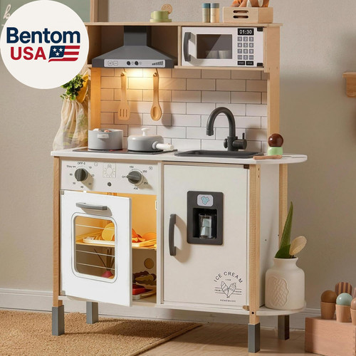 Play kitchen for - for, wooden