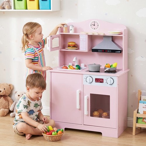 Play kitchen for kids wooden - kitchen,