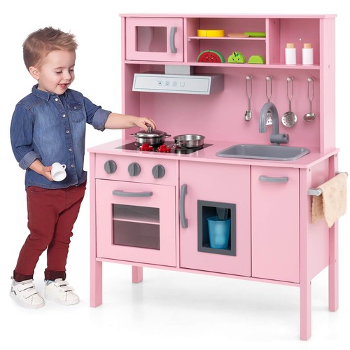 Kids kitchen playset wooden - playset,