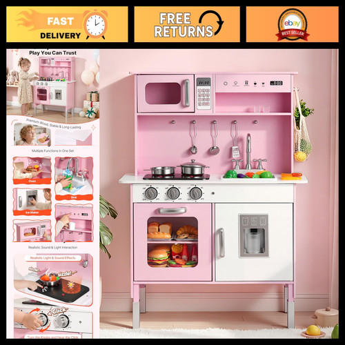 Wooden kids play - play, set