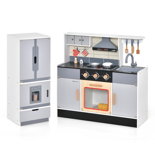 Wooden kids kitchen playset - kids,