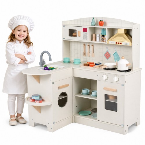 Wooden play kitchen for - play,