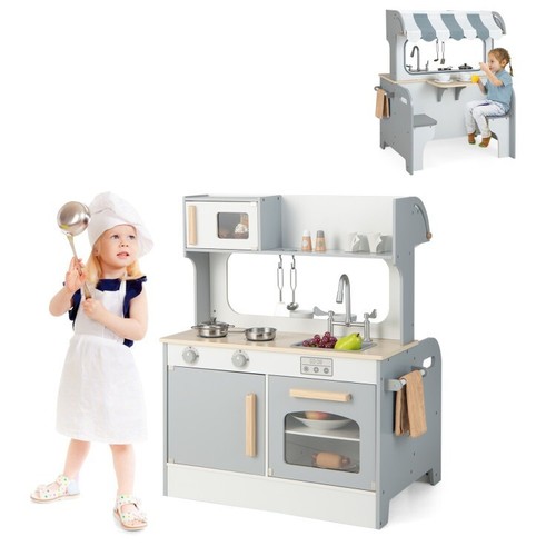 Pretend kids kitchen playset - kitchen,