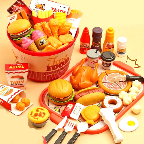 Food toy play set - food,
