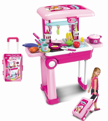 Kids play kitchen pretend - play,