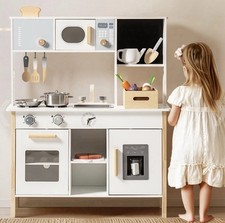 Large Kids Wooden Play Kitchen