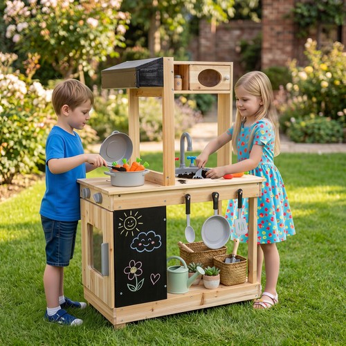 Outdoor mud kitchen for kids - outdoor,