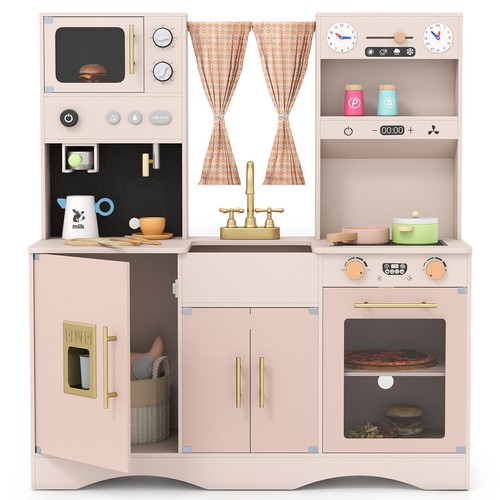 Wooden kids kitchen playset - kids,