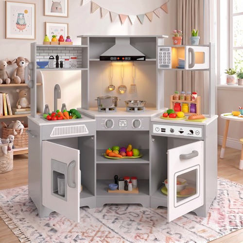 New kids pretend play kitchen - play,