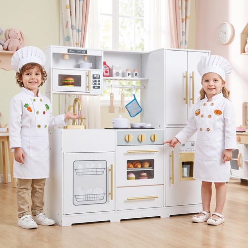Wooden play kitchen for - kitchen,