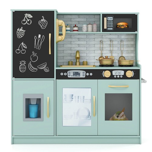Wood kitchen toy set pretend - kitchen,