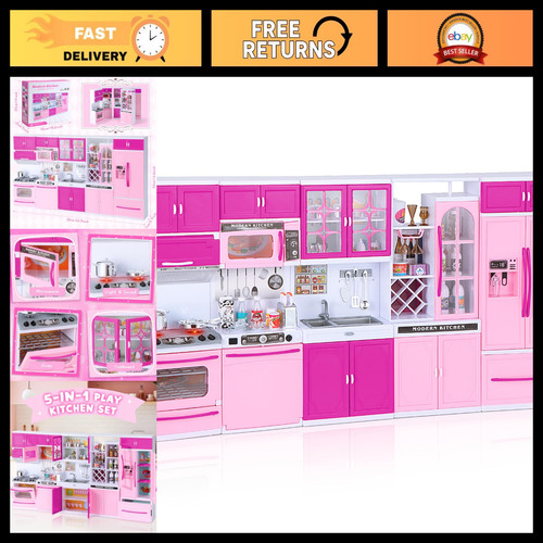 Kids play kitchen set with - kids,