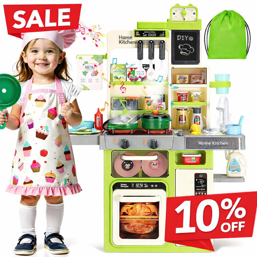 Kids play kitchen - play, toddler