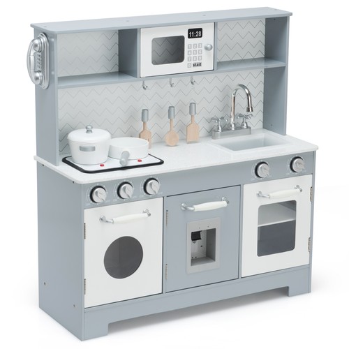 Pretend play kitchen wooden - play,