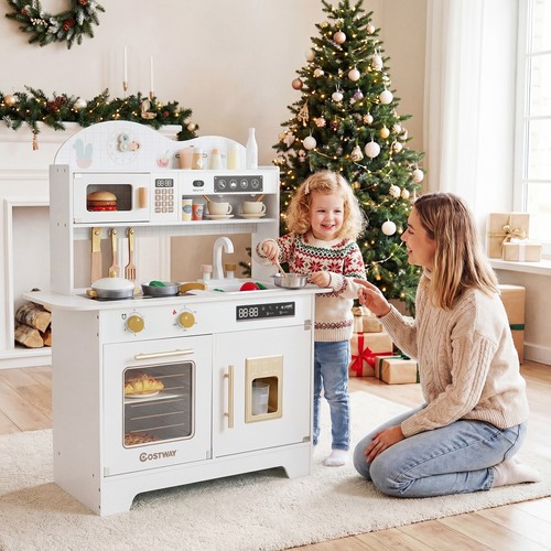 Kids kitchen playset wooden - kitchen,