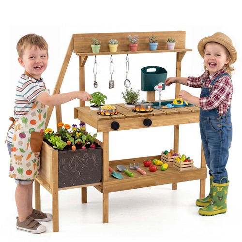 Kids mud kitchen - kitchen,, play