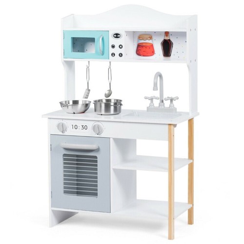 Kids kitchen wooden play set - kitchen,