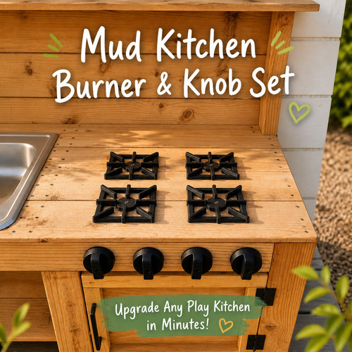 Mud kitchen accessories - mud, set