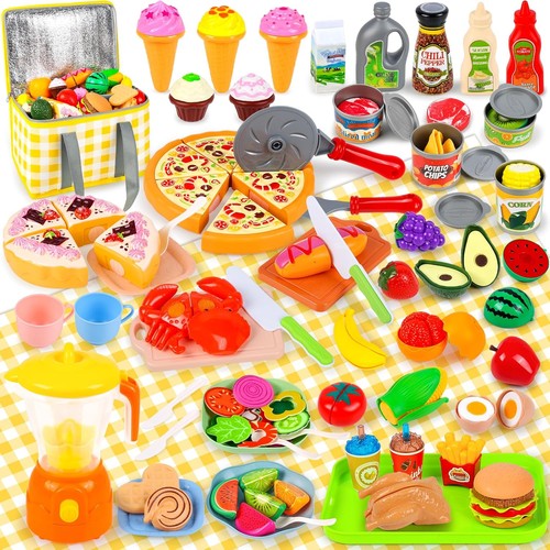123pcs cutting play food - play, set
