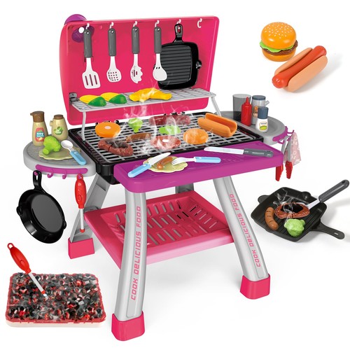 Pink kitchen toy set kids - kitchen,