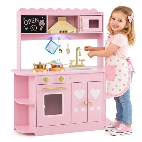 Wooden play kitchen - play, for