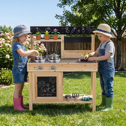 Mud kitchen for kids - mud,