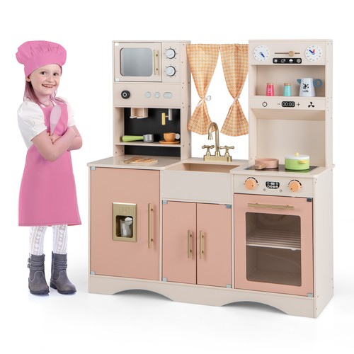 Kids play kitchen pretend - kids,