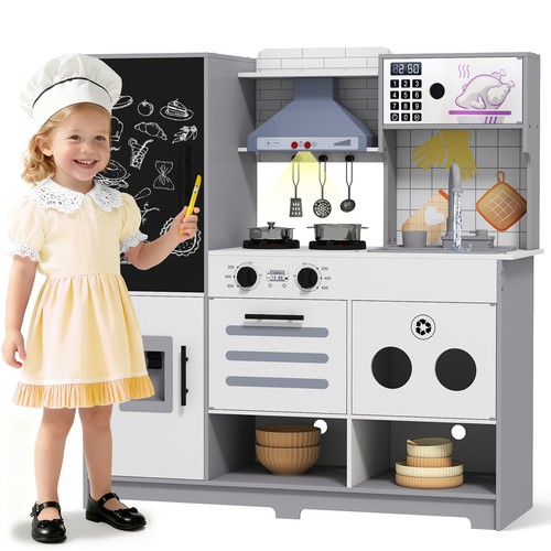 Kids pretend play kitchen toy - play,