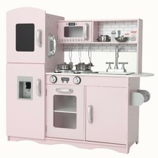 KIDOZ Kids Wooden Play Kitchen