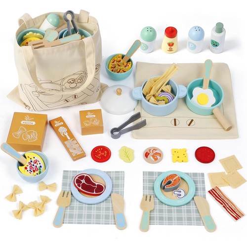 63pcs wooden play - 63pcs, set
