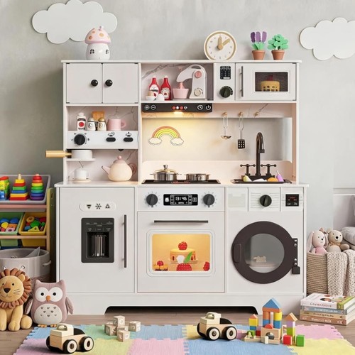 Wooden pretend play - pretend, kitchen