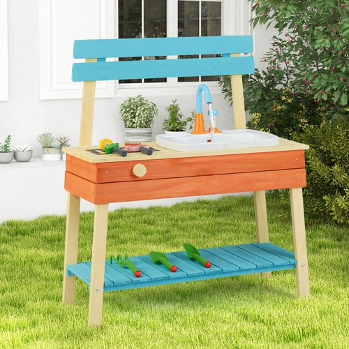 Kids play kitchen set - kitchen, wooden