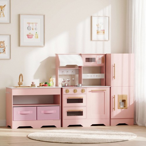 Piece wooden modular kitchen - wooden,